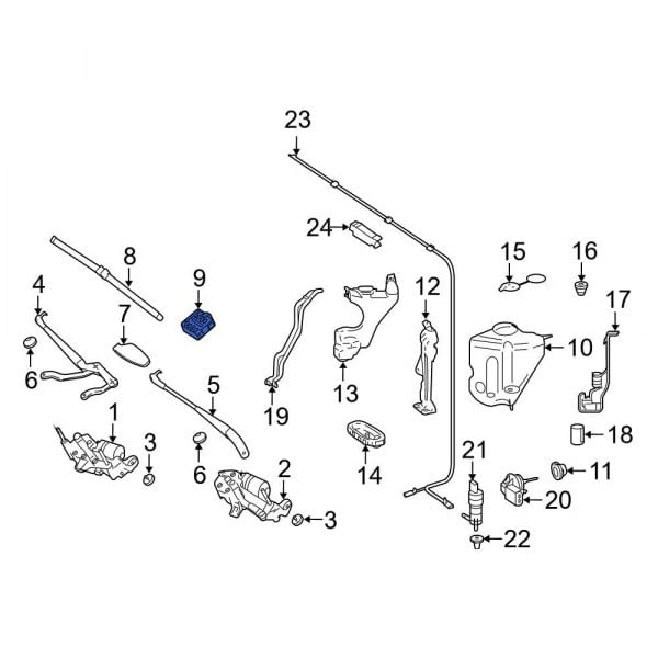 MercedesBenz OE 2218700092 Front Rain Sensor