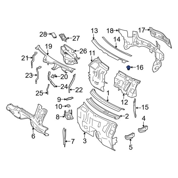 Cowl Insulator Clip