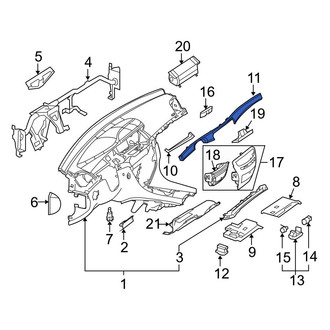 Mercedes-Benz OE - Instrument Panel Pad