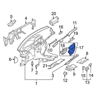 Mercedes-Benz OE - Instrument Panel Bezel