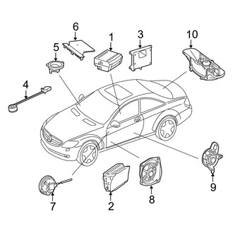 Mercedes-Benz OE - Instrument Panel - Sound System