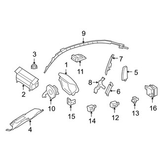 Mercedes-Benz OE - Restraint Systems - Air Bag Components