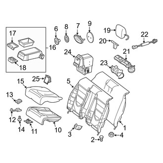 Mercedes-Benz OE - Seats & Tracks - Rear Seat Components