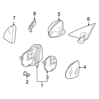 Mercedes-Benz OE - Door - Outside Mirrors