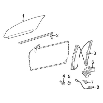Mercedes-Benz OE - Door - Glass & Hardware