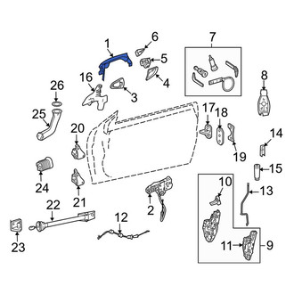 Mercedes-Benz OE - Front Left Outer Exterior Door Handle
