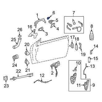 Mercedes-Benz OE - Front Exterior Door Handle Cover