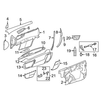 Mercedes-Benz OE - Door - Interior Trim