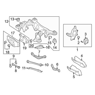 Mercedes-Benz OE - Rear Suspension - Suspension Components