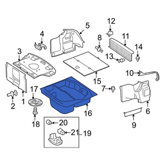 Mercedes-Benz OE - Rear Spare Tire Carrier