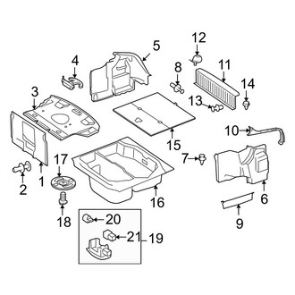Mercedes-Benz OE - Rear Body & Floor - Interior Trim (Trunk)