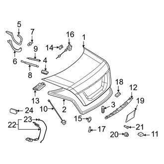 Mercedes-Benz OE - Trunk Lid - Lid & Components