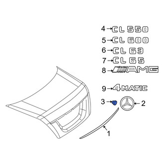 Mercedes-Benz OE - Deck Lid Grommet