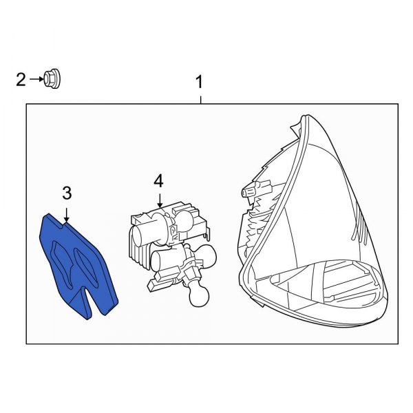 Tail Light Housing Seal