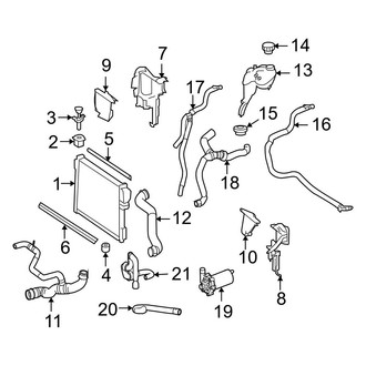 Mercedes-Benz OE - Cooling - Radiator & Components