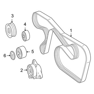 Mercedes-Benz OE - Cooling - Belts & Pulleys