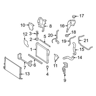 Mercedes-Benz OE - Cooling - Radiator & Components (6.0L)