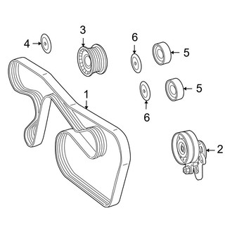 Mercedes-Benz OE - Cooling - Belts & Pulleys (6.0L)