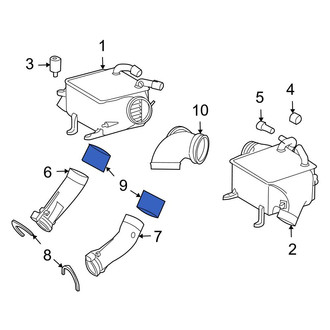 Mercedes-Benz OE - Intercooler Pipe Adapter