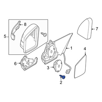 Mercedes-Benz OE - Door Mirror Bolt
