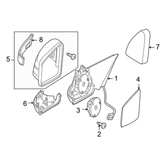 Mercedes-Benz OE - Door - Outside Mirrors