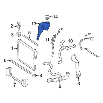 Mercedes-Benz OE - Engine Coolant Reservoir