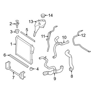 Mercedes-Benz OE - Cooling - Radiator & Components