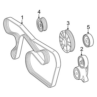 Mercedes-Benz OE - Cooling - Belts & Pulleys