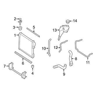 Mercedes-Benz OE - Cooling - Radiator & Components