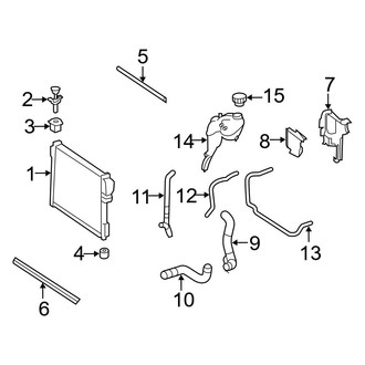 Mercedes-Benz OE - Cooling - Radiator & Components (Primary Radiator)