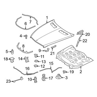 Mercedes-Benz OE - Hood & Components
