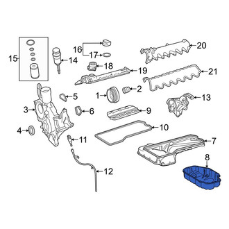 Mercedes-Benz OE - Lower Engine Oil Pan