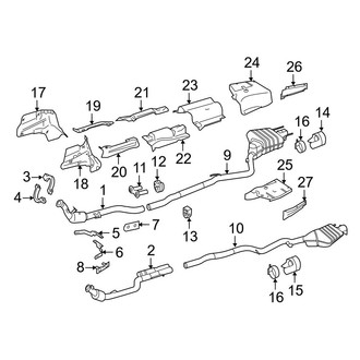 Mercedes-Benz OE - Exhaust System - Exhaust Components