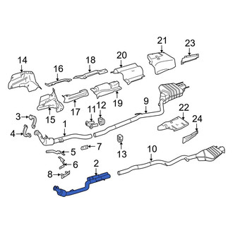 Mercedes-Benz OE - Left Catalytic Converter