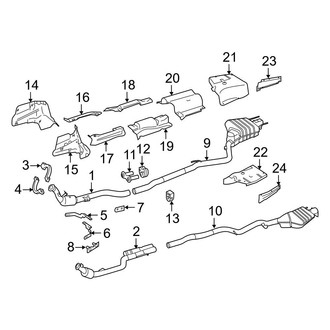 Mercedes-Benz OE - Exhaust System - Exhaust Components