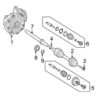 Mercedes-Benz OE - Front Suspension - Carrier & Front Axles