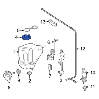Mercedes-Benz OE - Front Washer Fluid Reservoir Cap