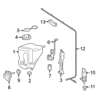 Mercedes-Benz OE - Windshield - Washer Components
