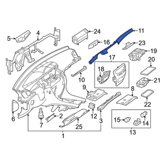 Mercedes-Benz OE - Instrument Panel Molding