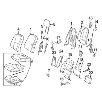 Mercedes-Benz OE - Seats & Tracks - Passenger Seat Components