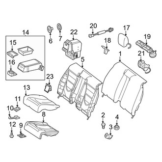 Mercedes-Benz OE - Seats & Tracks - Rear Seat Components
