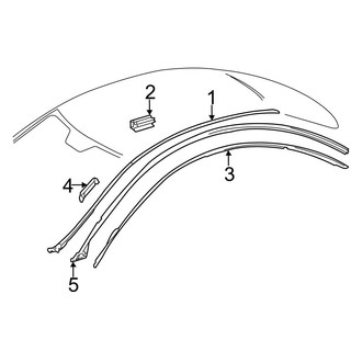 Mercedes-Benz OE - Roof - Exterior Trim