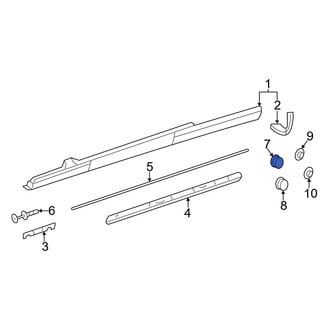 Mercedes-Benz OE - Rocker Panel Molding Clip