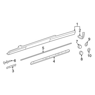 Mercedes-Benz OE - Pillars, Rocker & Floor - Exterior Trim
