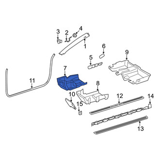 Mercedes-Benz OE - Front Right Floor Carpet