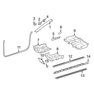 Mercedes-Benz OE - Pillars, Rocker & Floor - Interior Trim