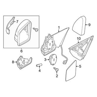 Mercedes-Benz OE - Door - Outside Mirrors