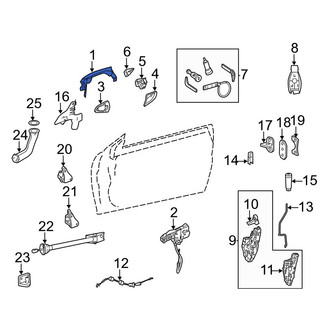 Mercedes-Benz OE - Front Right Outer Exterior Door Handle