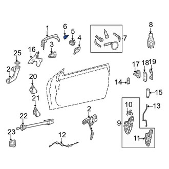 Mercedes-Benz OE - Front Left Outer Exterior Door Handle Cover