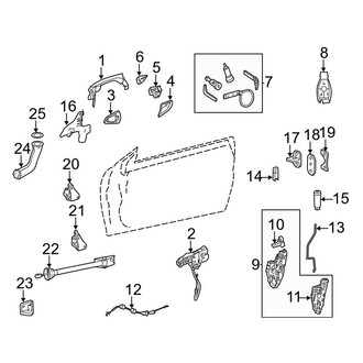 Mercedes-Benz OE - Door - Lock & Hardware
